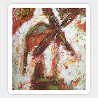 Windmill in La Mancha Sticker